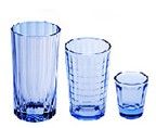 Blue-glassware